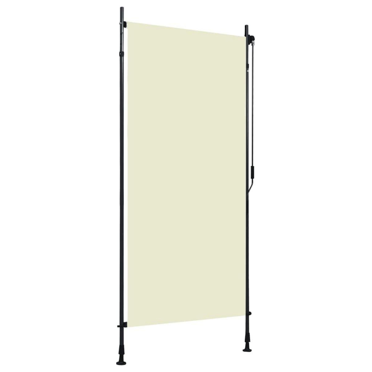VIDAXL Store roulant d'exterieur 100 x 270 cm Creme