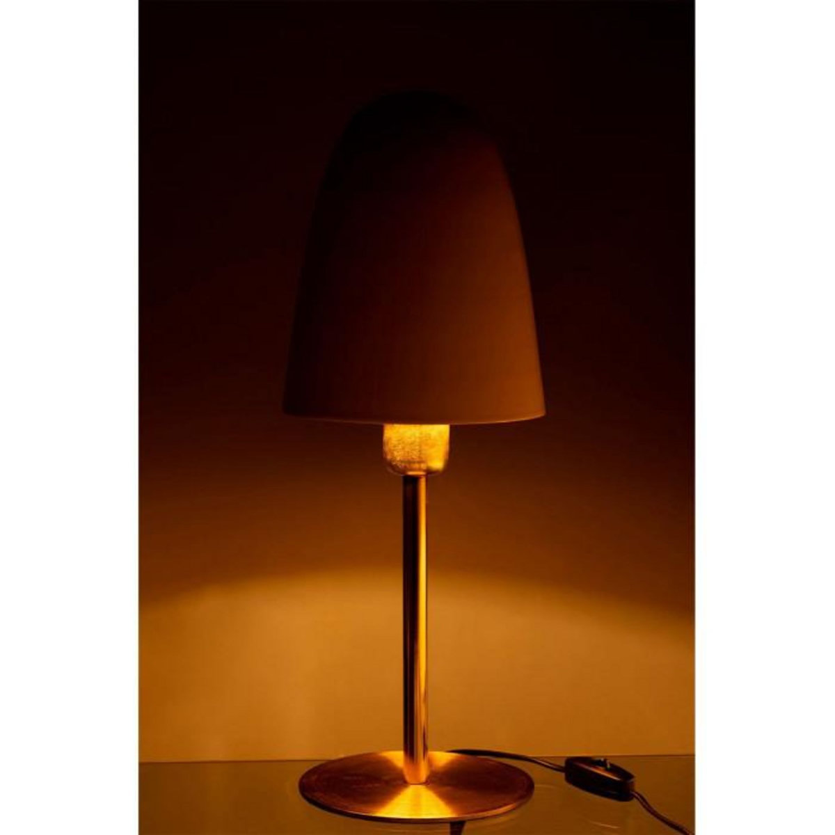 Paris Prix Lampe à Poser en Métal  Denny  46cm Beige