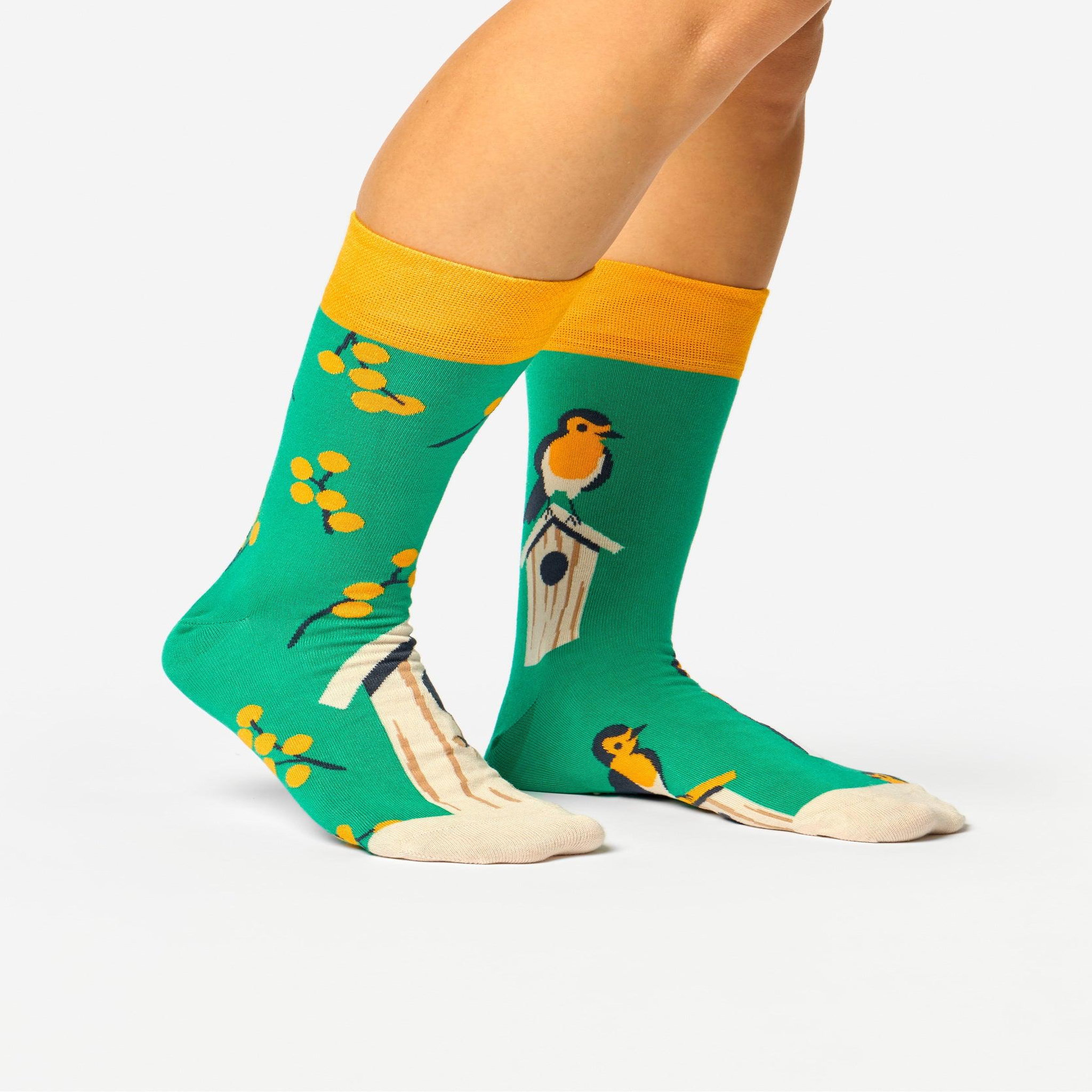 Voir la diapositive 2 : DEDOLES Chaussettes bambou nids d'oiseaux