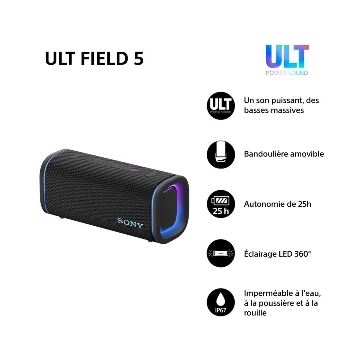 SONY Enceinte portable ULT FIELD 5 Noire