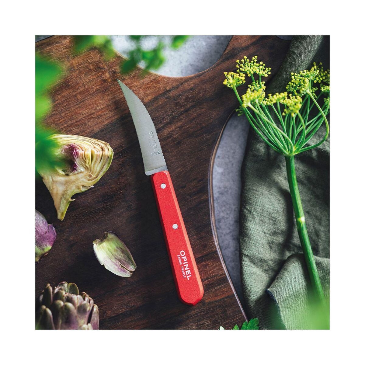 Opinel Couteau Legumes N114 rouge
