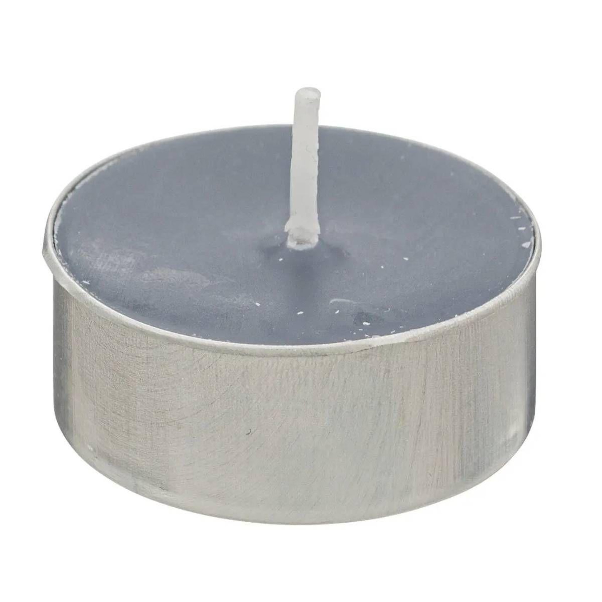 Voir la diapositive 2 : ATMOSPHERA Lot de 18 bougies chauffe-plat  hugo  3,7cm bleu orage