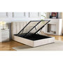 Voir la diapositive 4 : Paris Prix Lit Adulte Sommier Relevable  Birma  160x200cm Beige