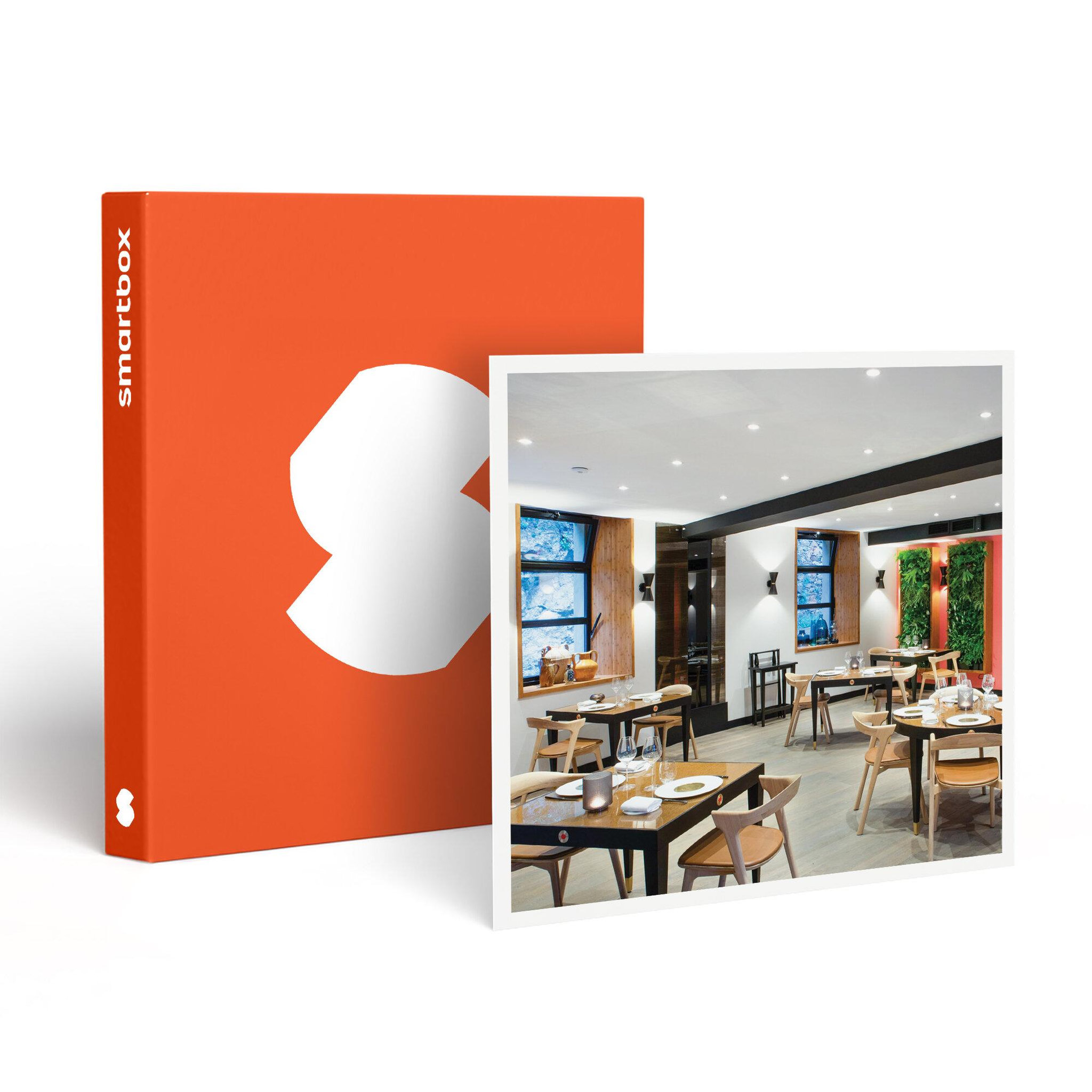 Smartbox Adresses primées : menu 6 plats avec vin au restaurant puits du trésor près de carcassonne - coffret cadeau gastronomie