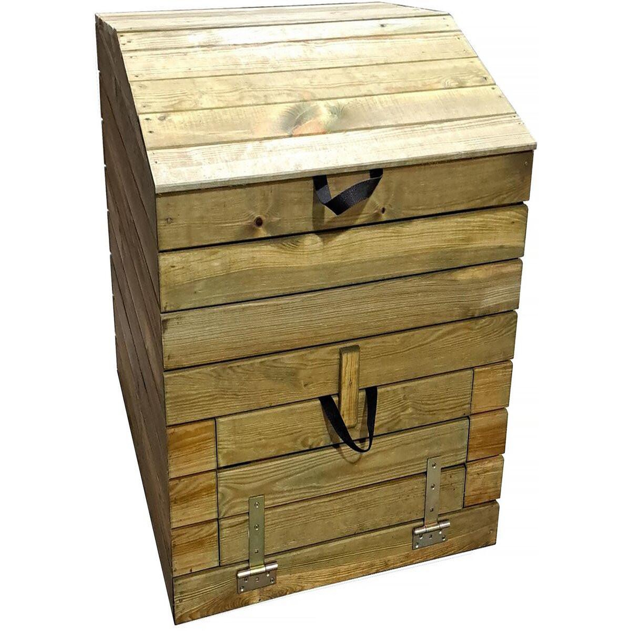 Habitat et Jardin Composteur en bois 500l  douglas  80 x 80 x 85 cm