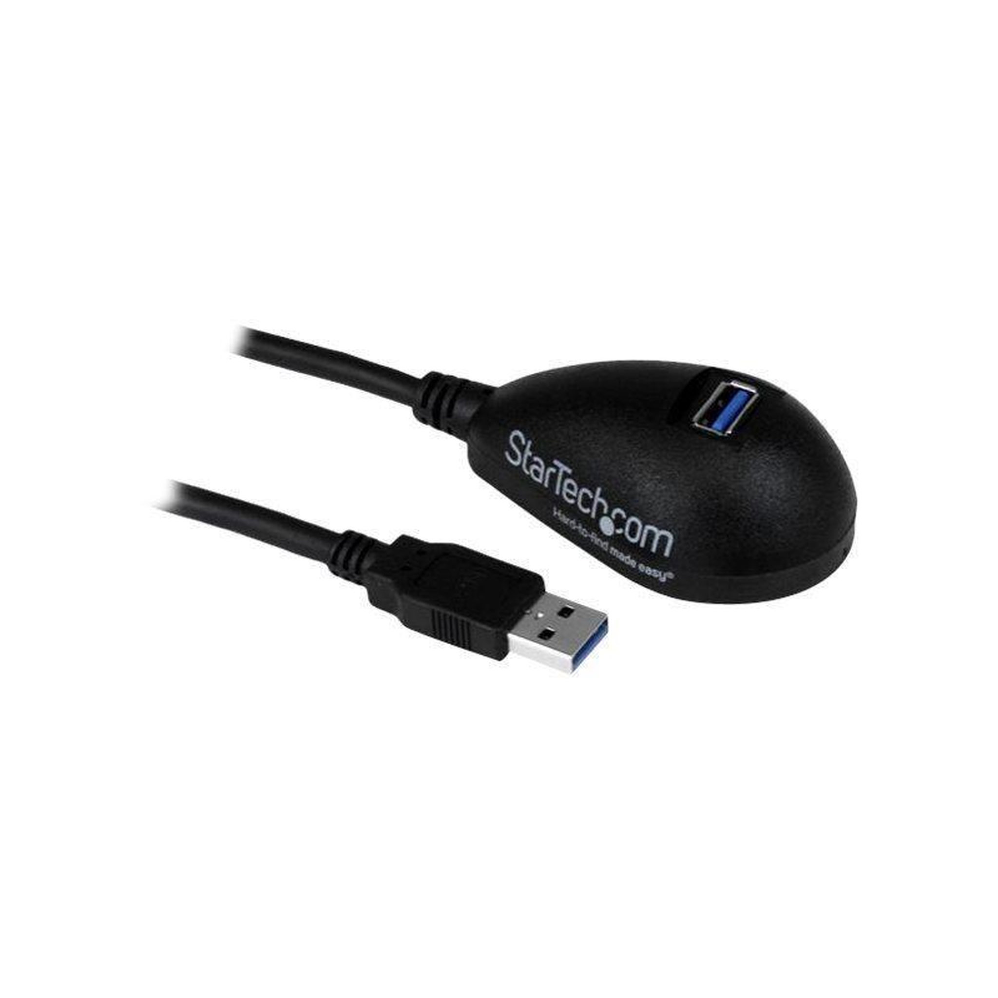 Startech Rallonge USB 3.0 A vers A de 1,5 m sur socle - M/F - Cable dextension SuperSpeed USB 3.0 de 1,5m - M/F - Noir - USB3SEXT5DKB