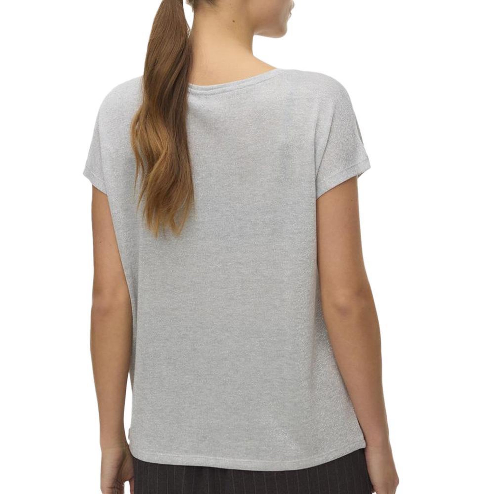 Voir la diapositive 2 : Vero Moda T-Shirt Gris Femme Vero Moda Sarah