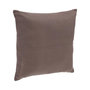 Voir la diapositive 3 : ATMOSPHERA Coussin Déhoussable  Jovi  38x38cm Taupe