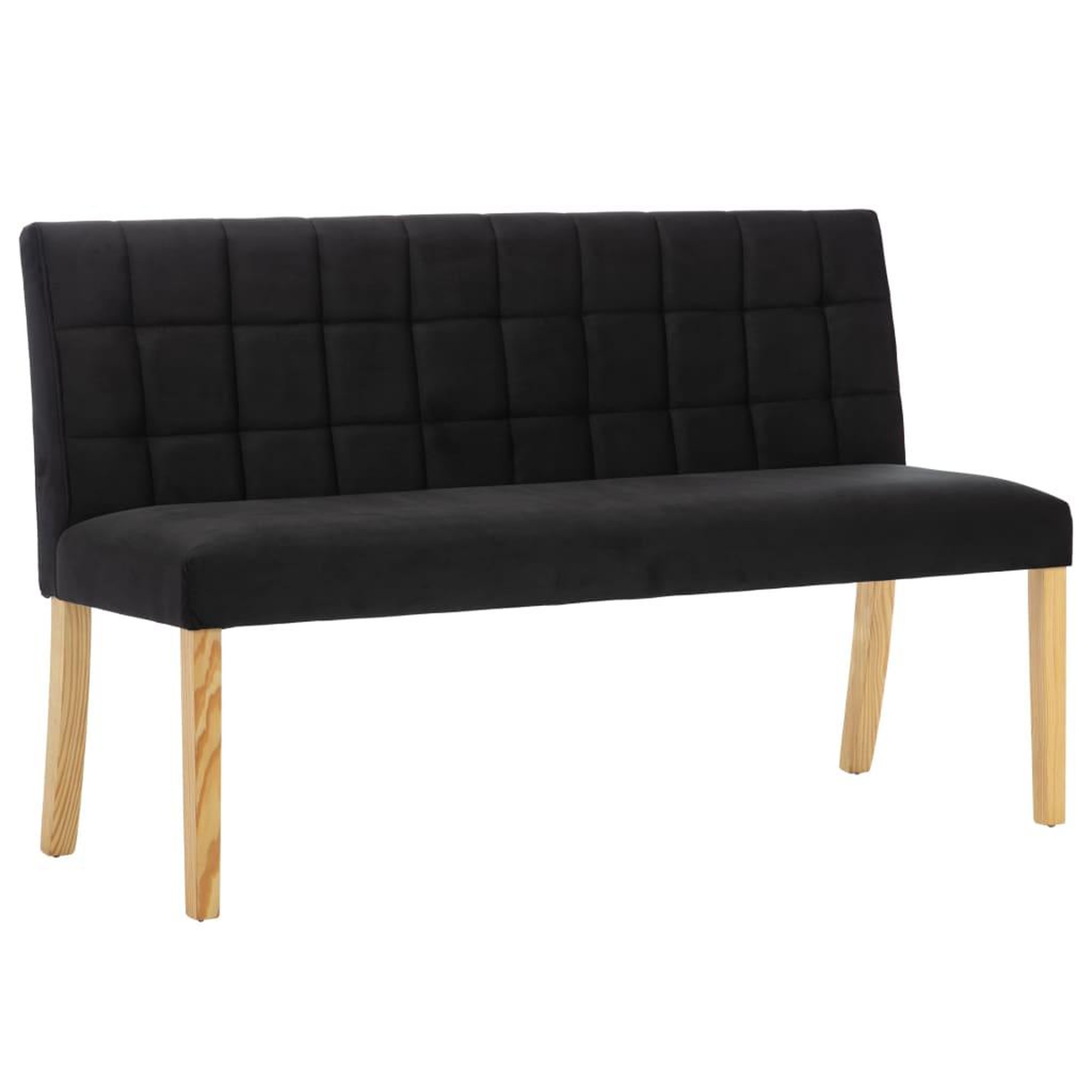Voir la diapositive 2 : VIDAXL Banc 140 cm Noir Velours