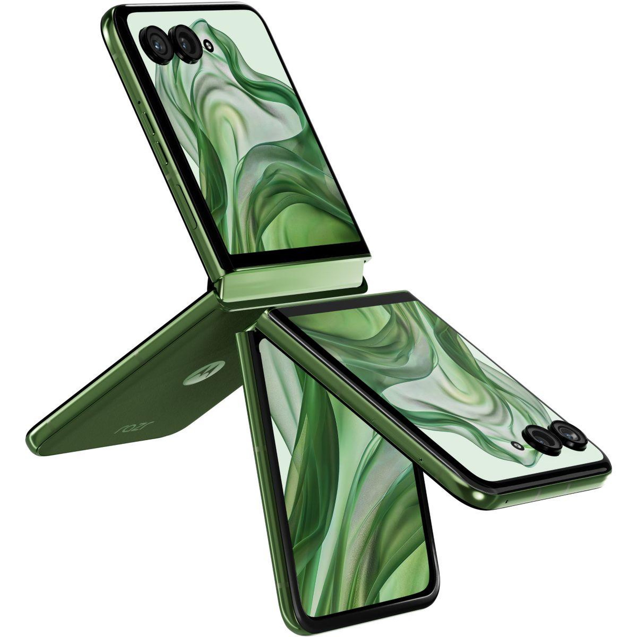 Voir la diapositive 2 : MOTOROLA Smartphone Razr 50 Ultra Vert kaki 512Go