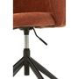 Voir la diapositive 5 : Paris Prix Chaise Pivotante Design  Gena  56cm Bordeaux