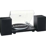 Lenco Platine vinyle Lenco avec haut-parleurs en bois et Bluetooth
