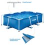 Voir la diapositive 3 : FUNSICLE Piscine tubulaire rectangulaire Funsicle  2,60 m x 1,60 m x 0,66 m