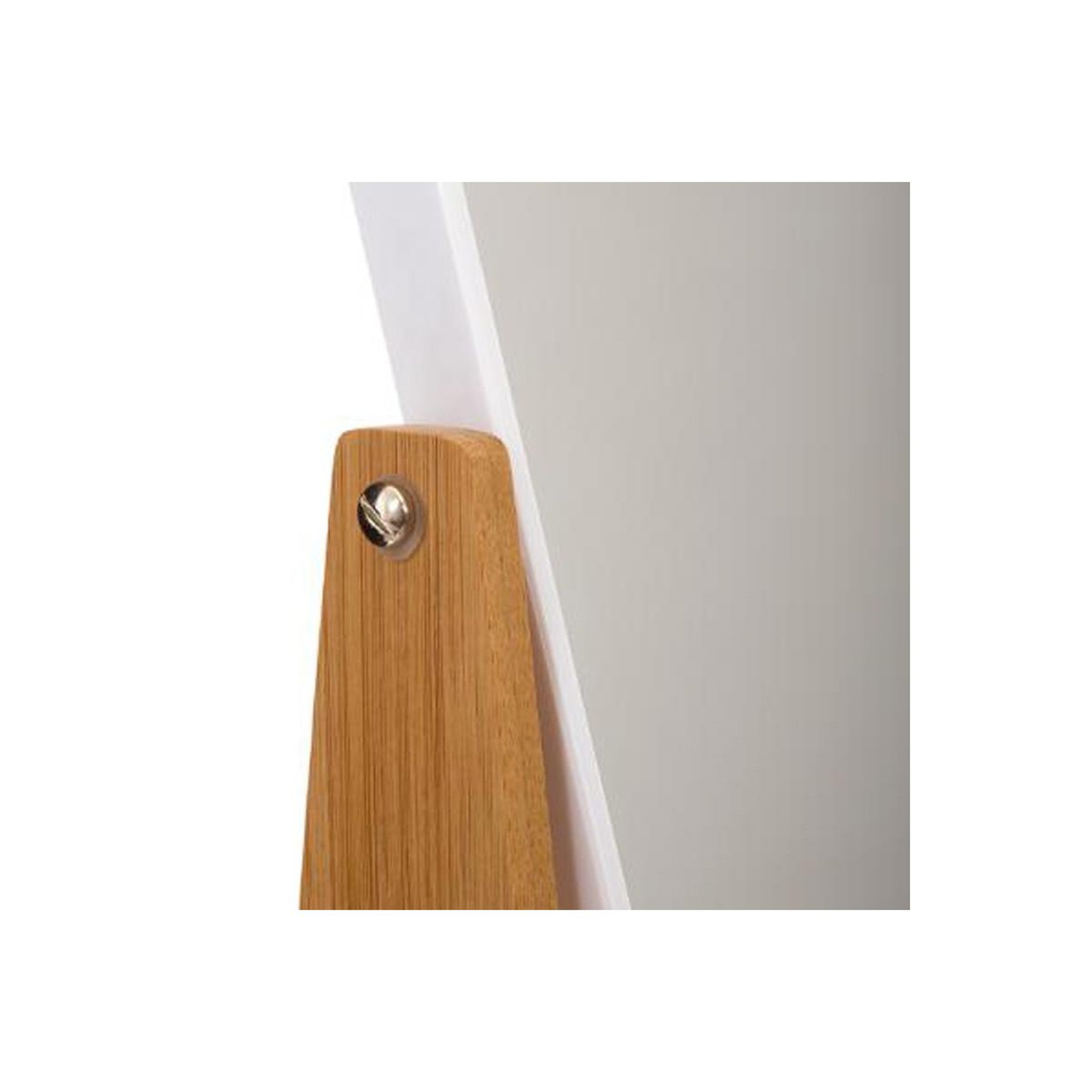 Voir la diapositive 2 : FIVE Miroir à poser  natureo  22cm naturel & blanc