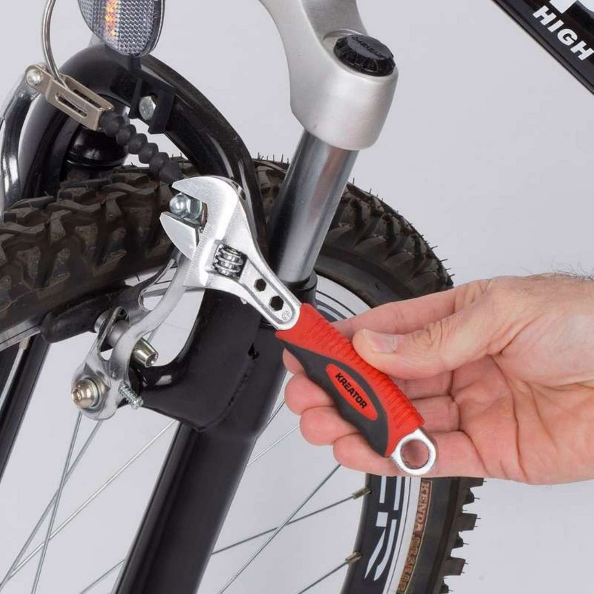  Clé à molette CR-V poignée grip Kreator 250 mm