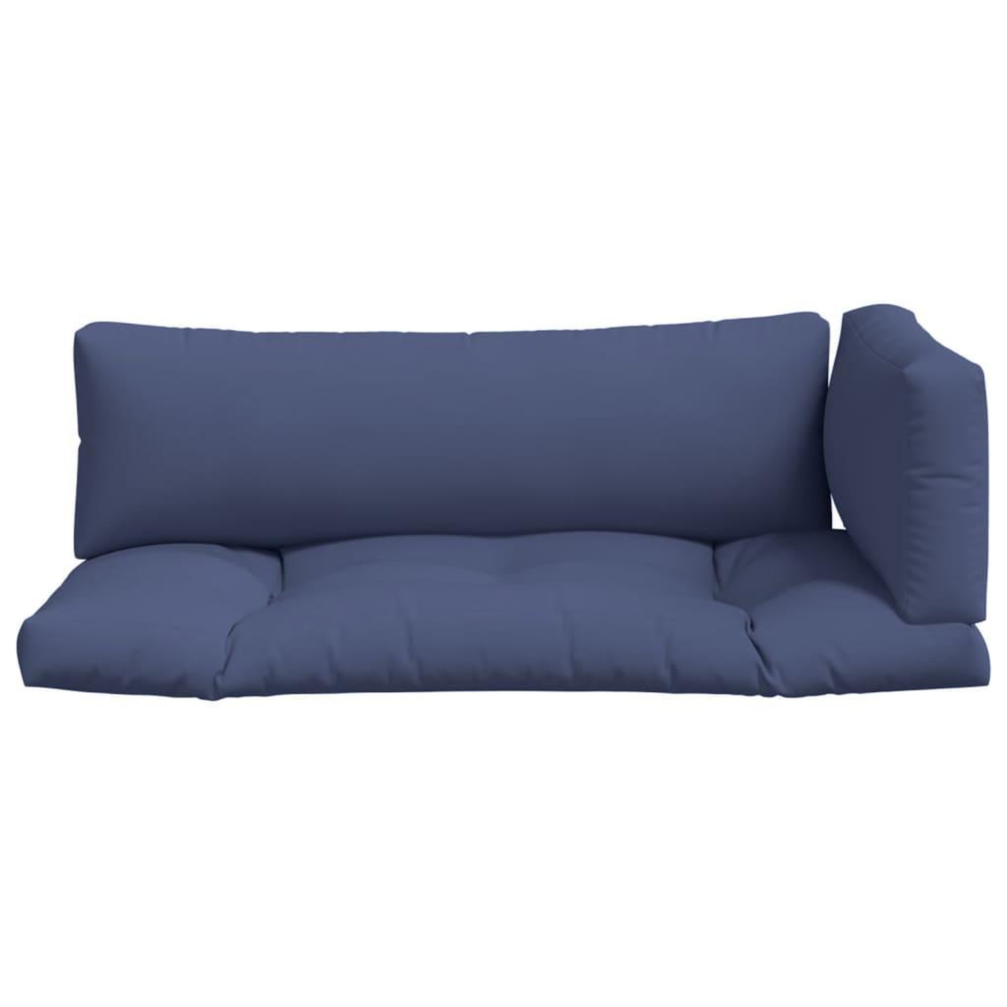 Voir la diapositive 4 : VIDAXL Coussins de palette lot de 3 bleu marine tissu oxford