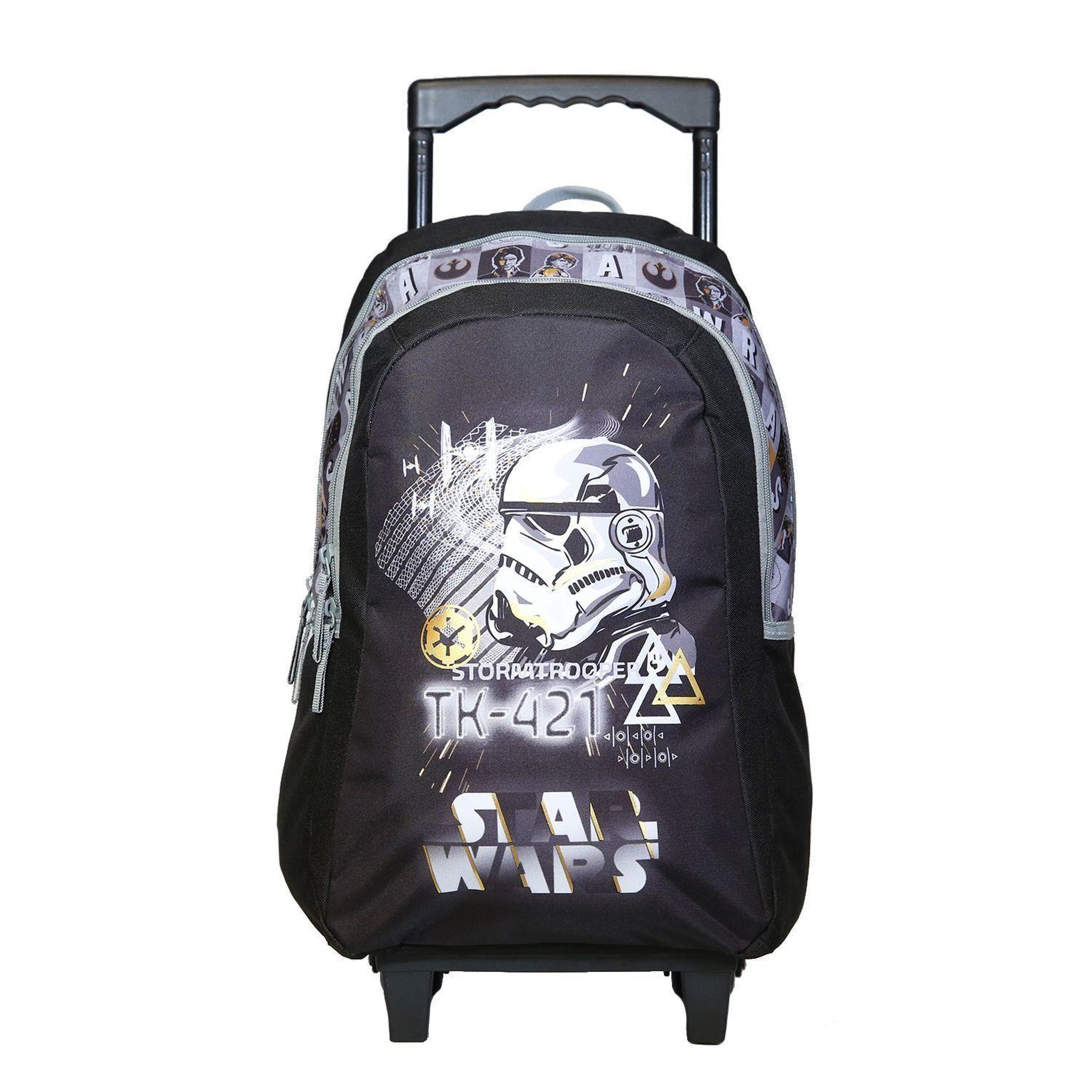 Bagtrotter BAGTROTTER Sac à dos à roulettes Disney Star Wars Noir