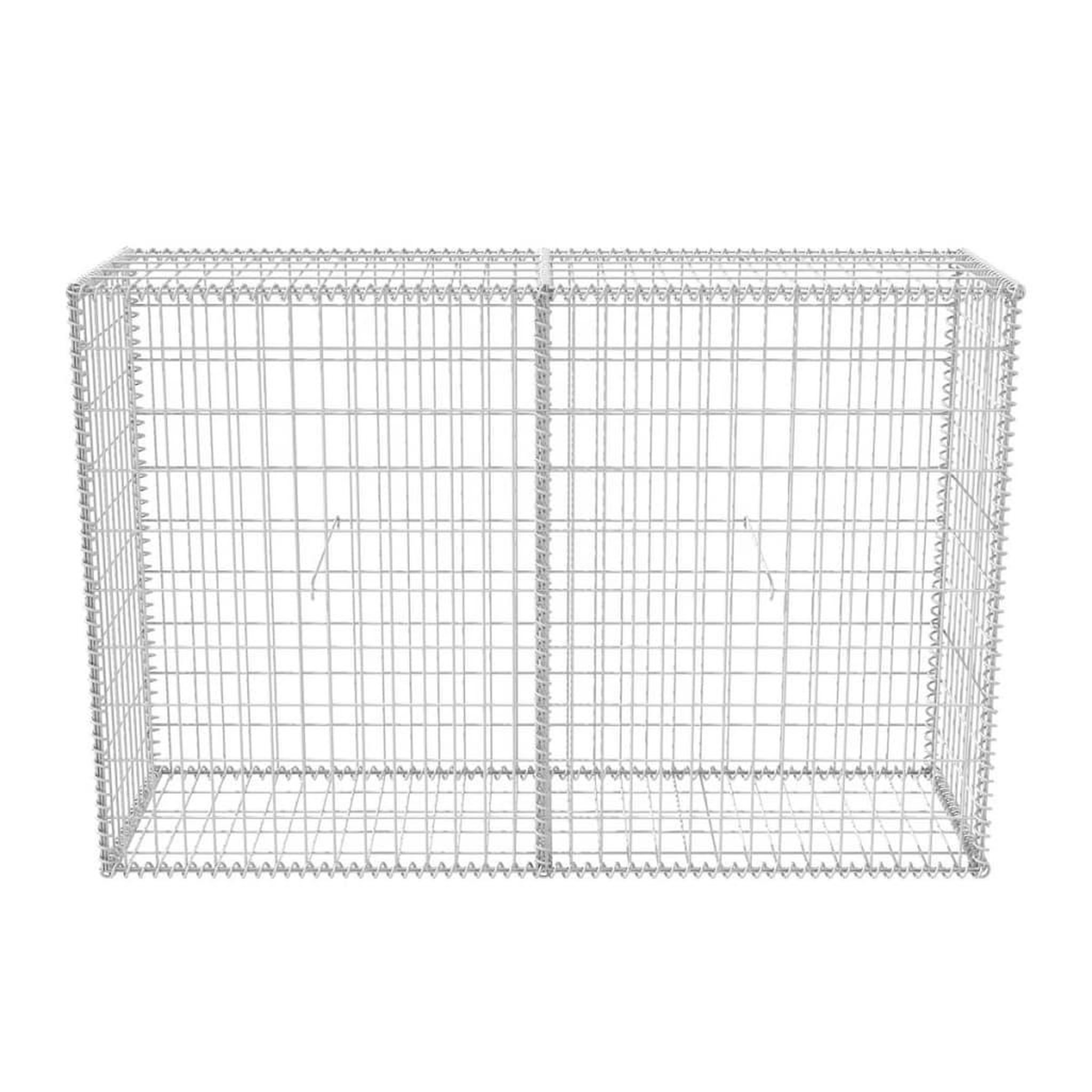 Voir la diapositive 4 : VIDAXL Panier de gabion Acier galvanise 150x50x100 cm