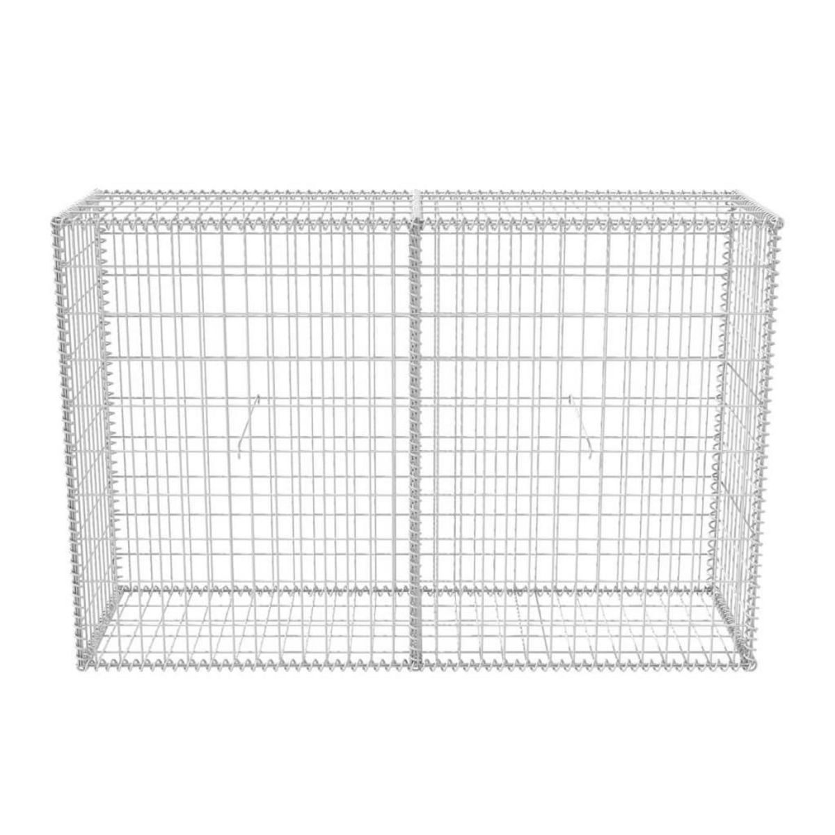 VIDAXL Panier de gabion Acier galvanise 150x50x100 cm