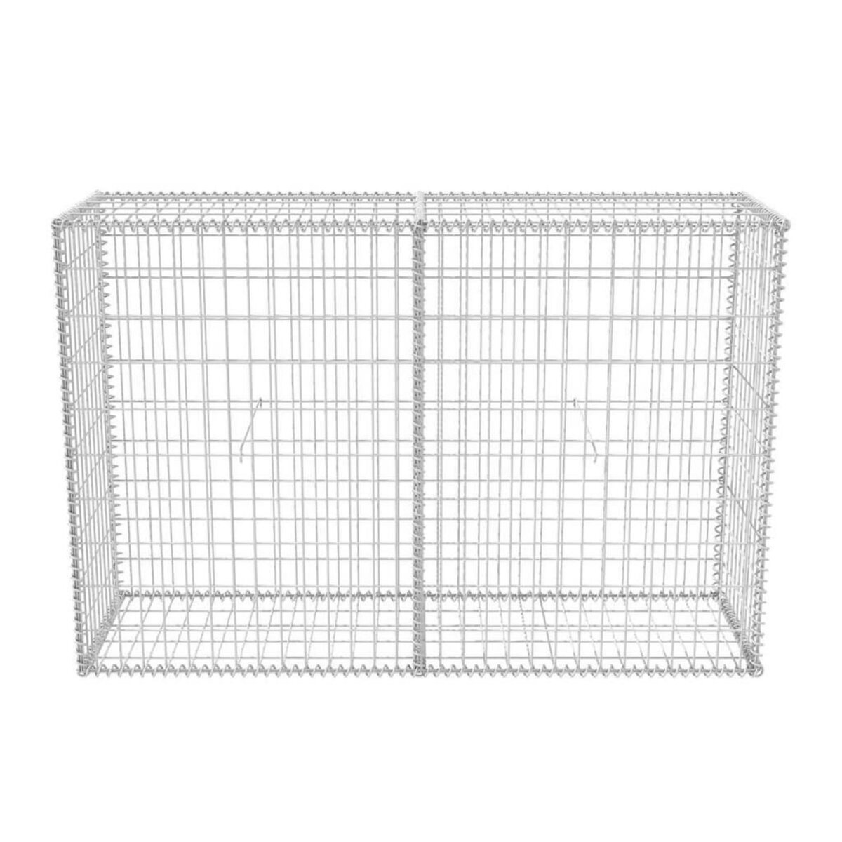 VIDAXL Panier de gabion Acier galvanise 150x50x100 cm