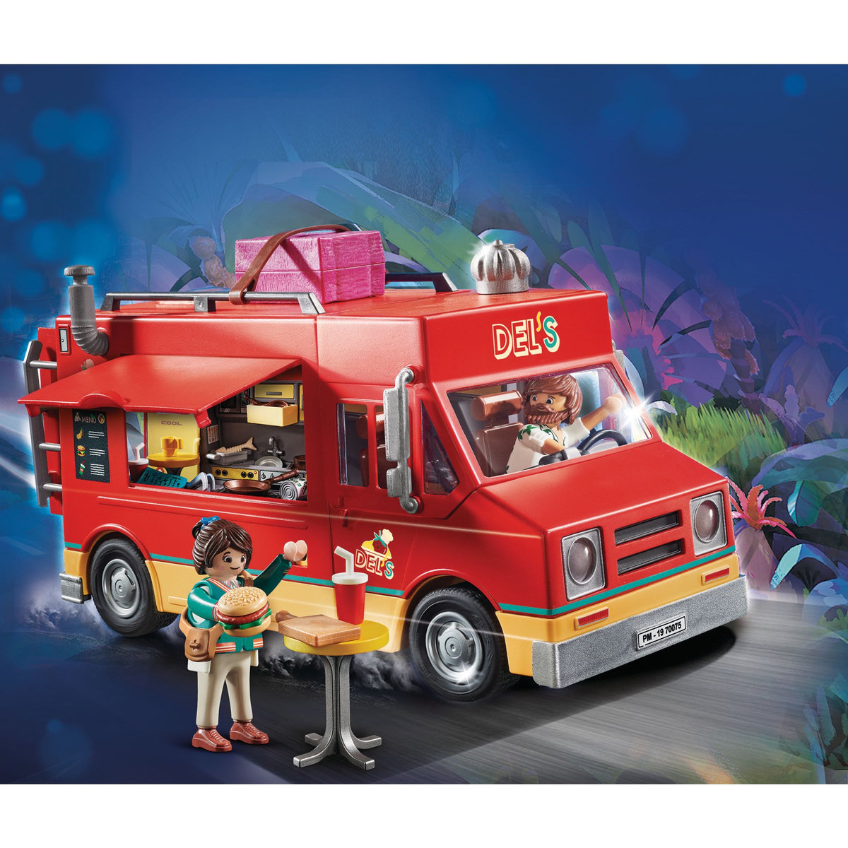PLAYMOBIL 70075 - The Movie - Food Truck de Del