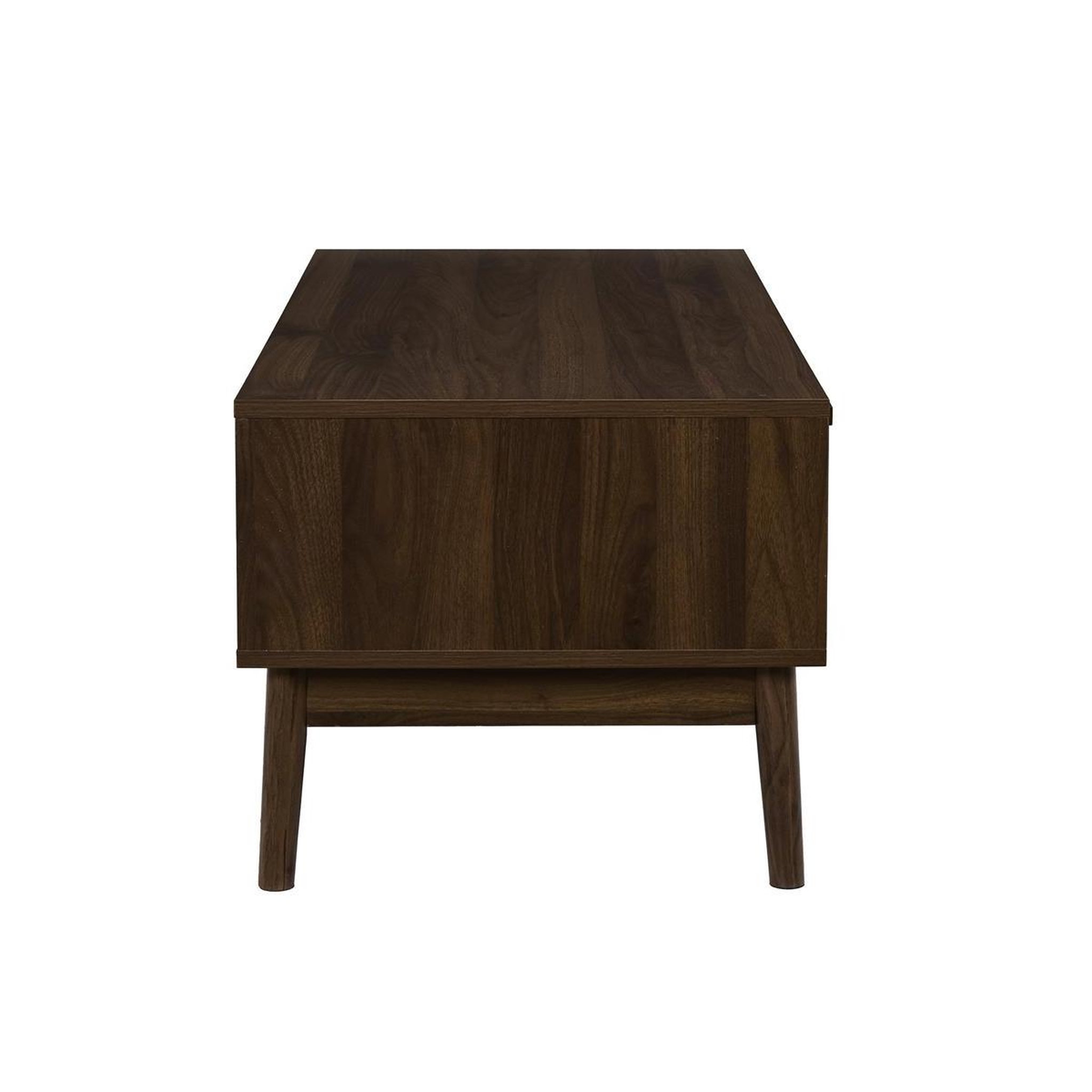 Voir la diapositive 4 : The Home Deco Factory Table basse avec tiroir  klaus  100cm marron foncé