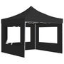 Voir la diapositive 2 : VIDAXL Tente de reception pliable a parois Aluminium 3 x 3m Anthracite