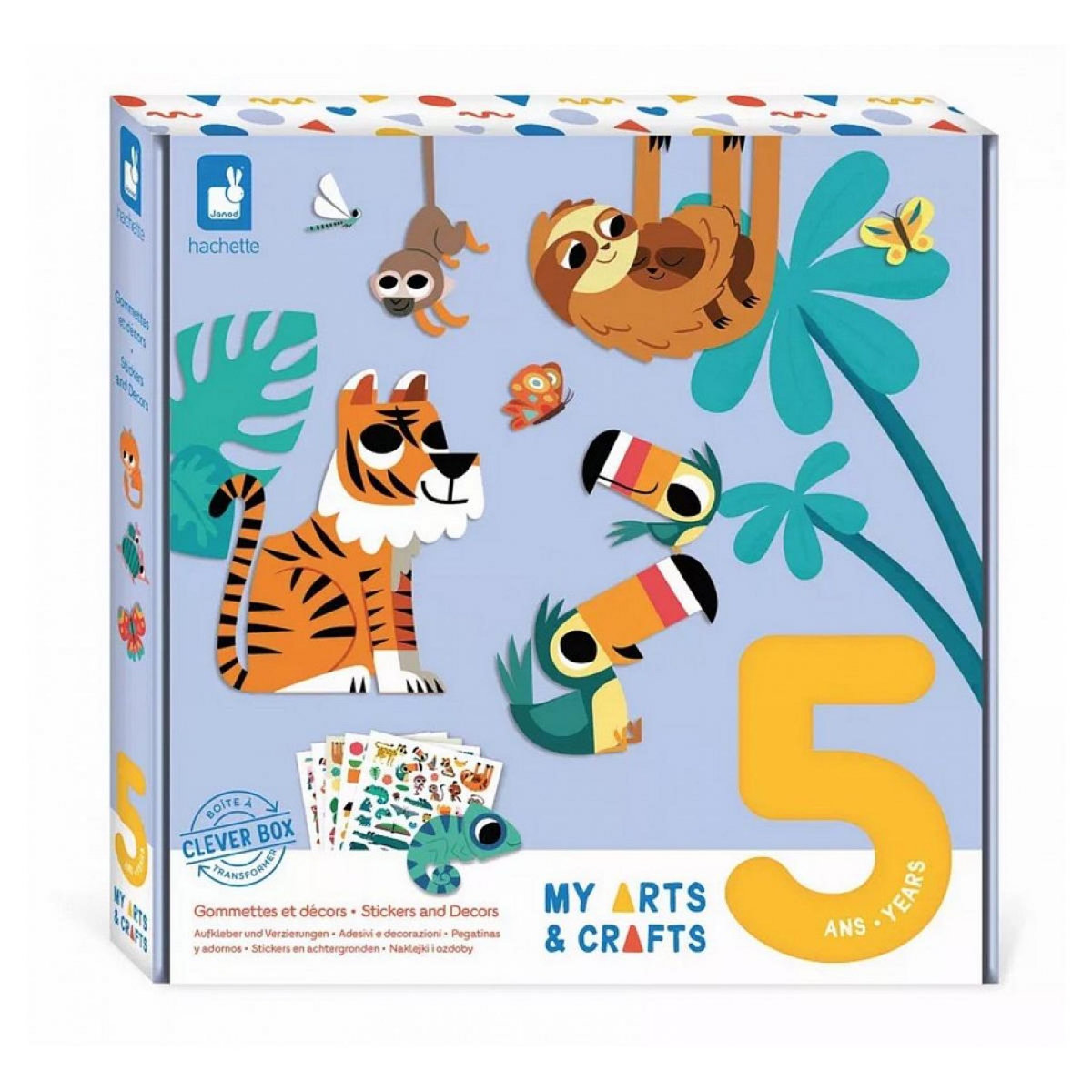 Juratoys-Janod 5 ans Gommettes et decors