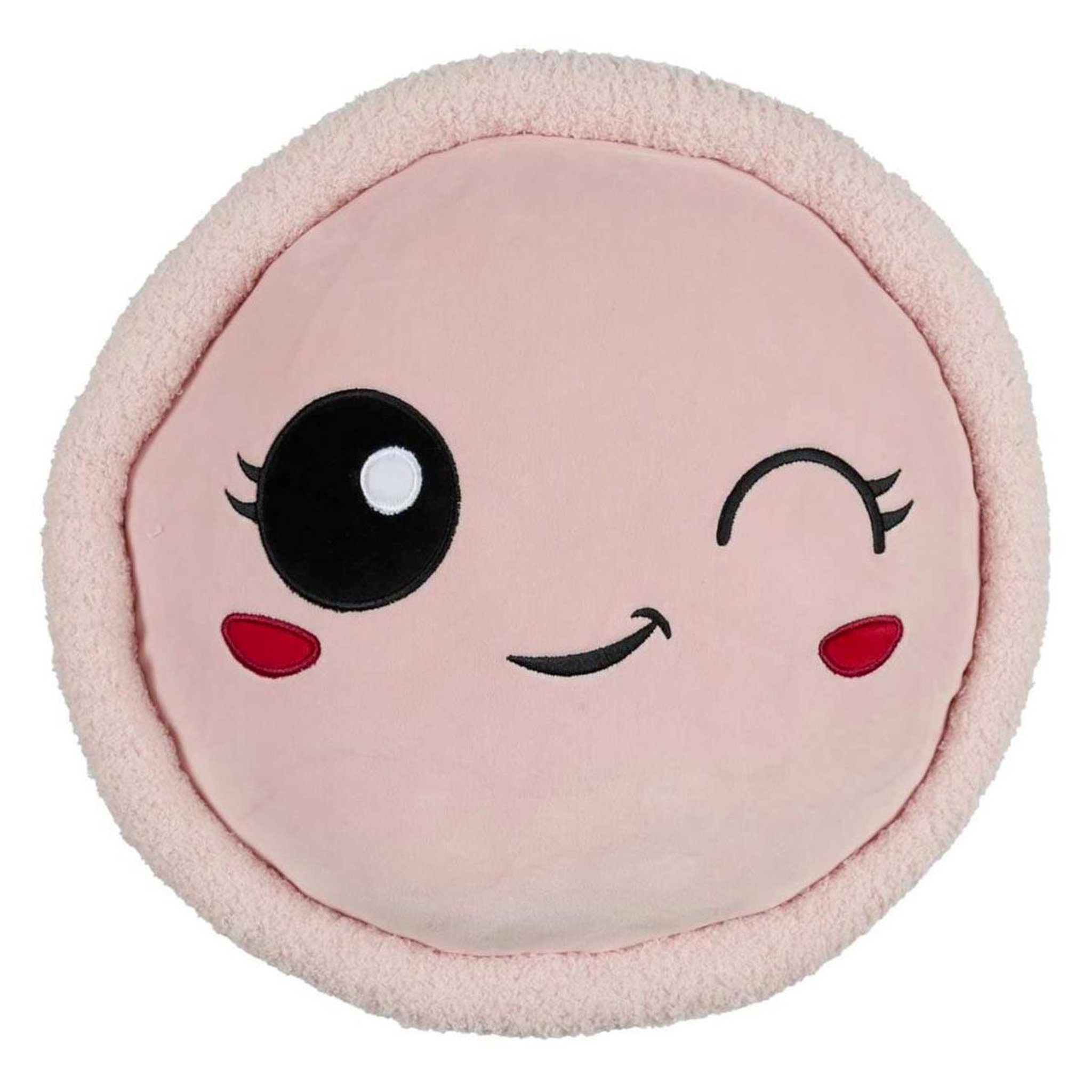 The concept Factory Peluche enfant macaron  kawaii  36cm rose