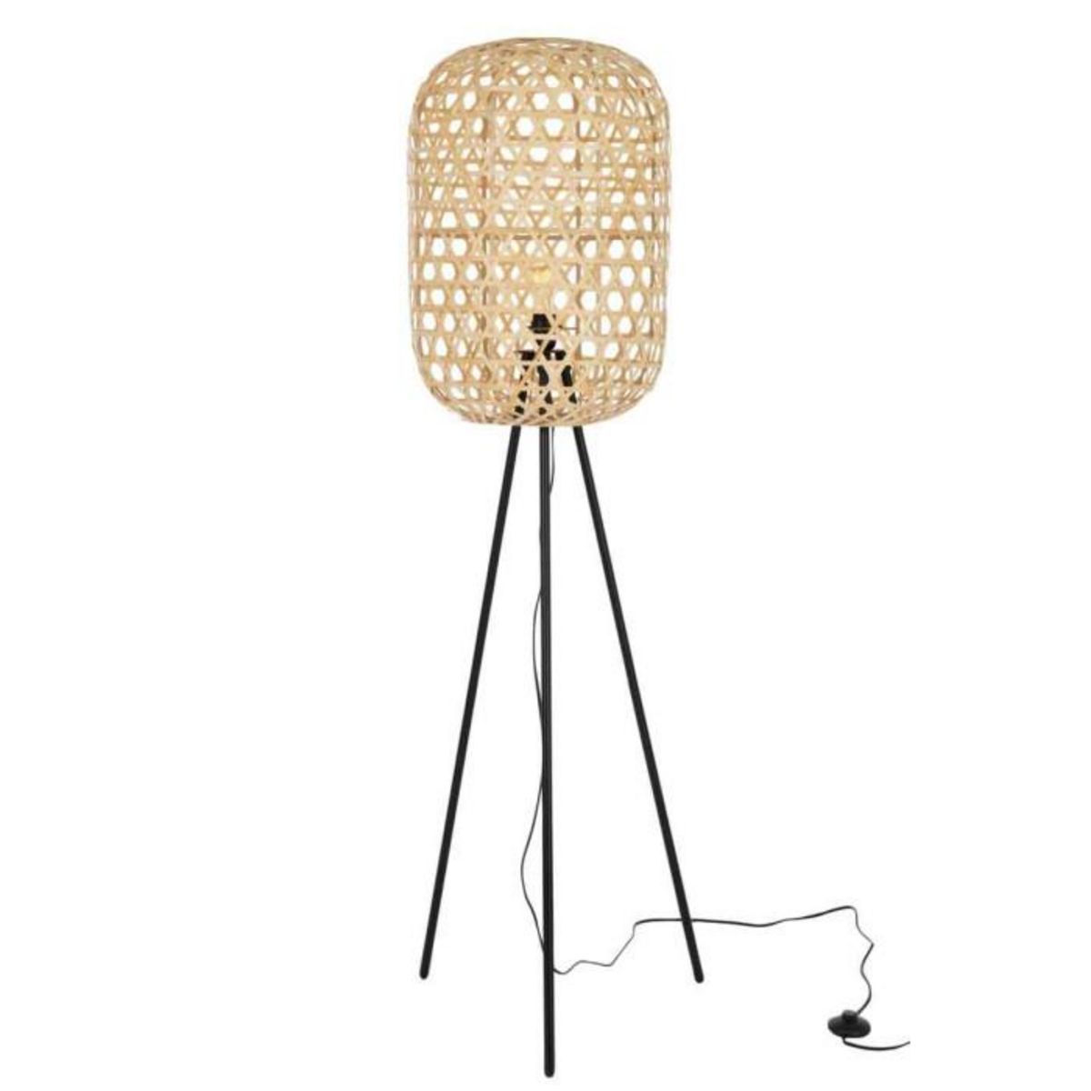 Paris Prix Lampadaire Trépied Design  Axoa  160cm Naturel