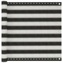 Voir la diapositive 1 : VIDAXL Ecran de balcon en PEHD 90 x 600 cm Anthracite et blanc