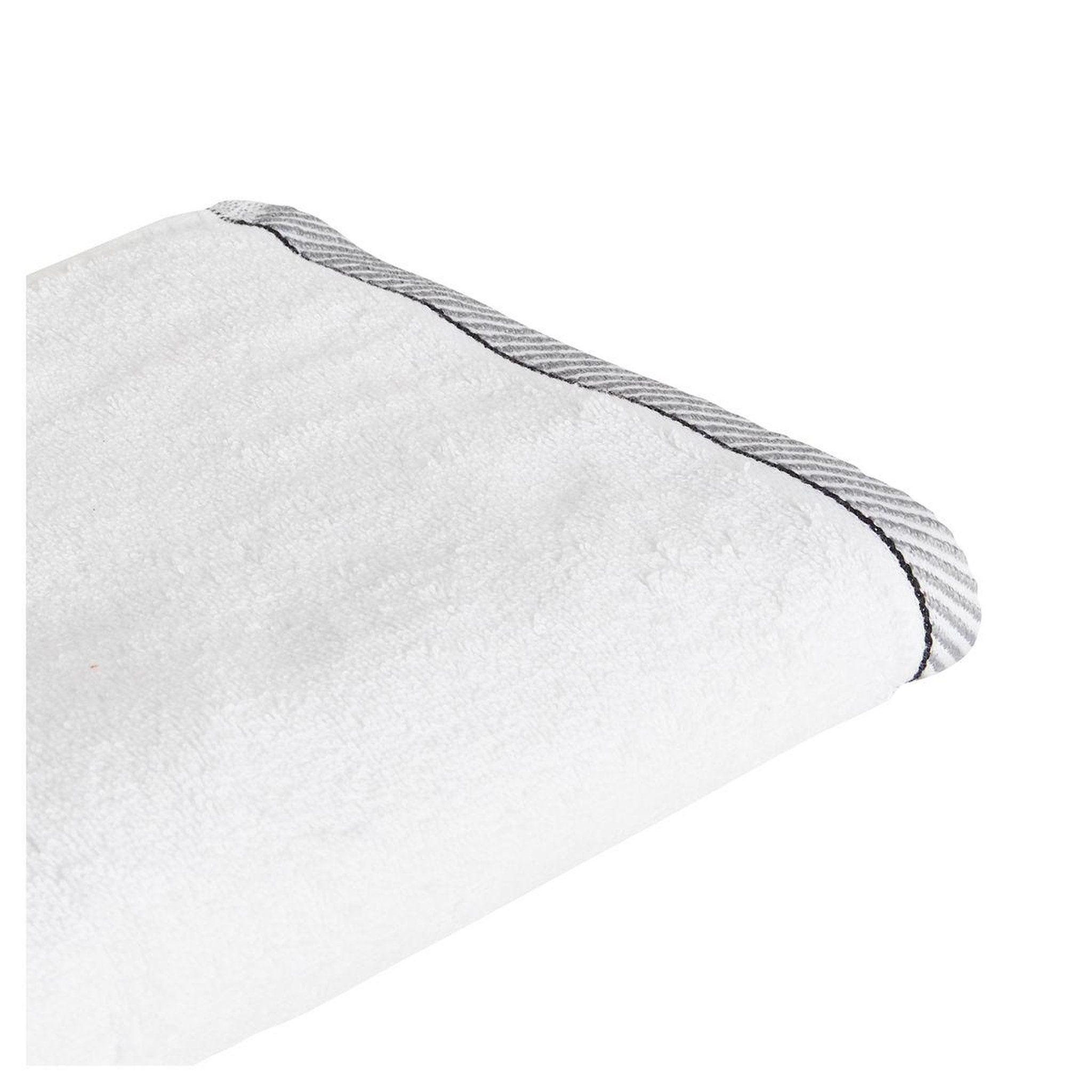 Voir la diapositive 2 : ACTUEL Serviette invité fantaisie en coton 500 g/m²