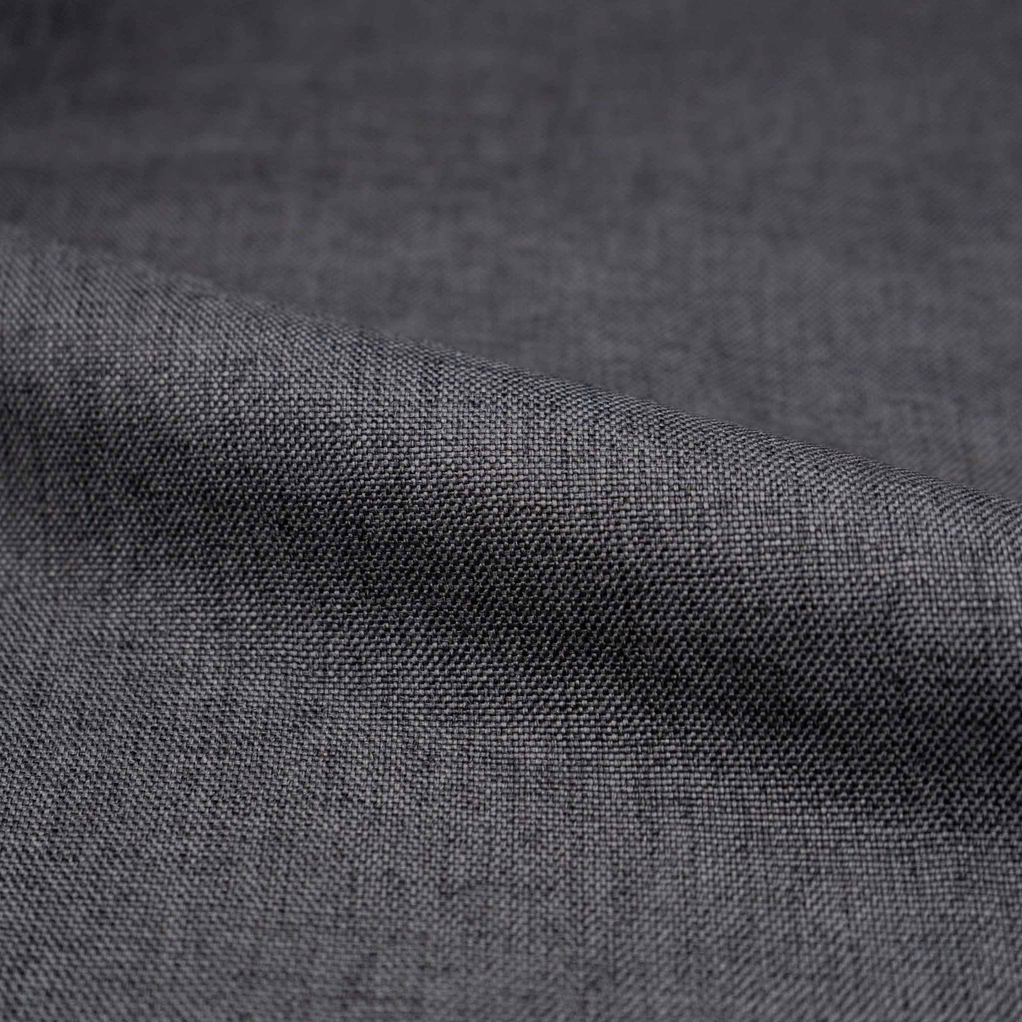 Voir la diapositive 3 : MAISON PAVANE Lot de 2 chaises en tissu gris foncé et pieds en métal-cozy