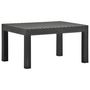 Voir la diapositive 3 : VIDAXL Salon de jardin 2 pcs avec coussins PP Rotin Anthracite