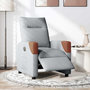 Voir la diapositive 2 : VIDAXL Fauteuil inclinable electrique Gris clair Tissu