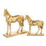 Voir la diapositive 2 : Paris Prix Statuette Cheval sur Socle  Hollywood  37cm Doré