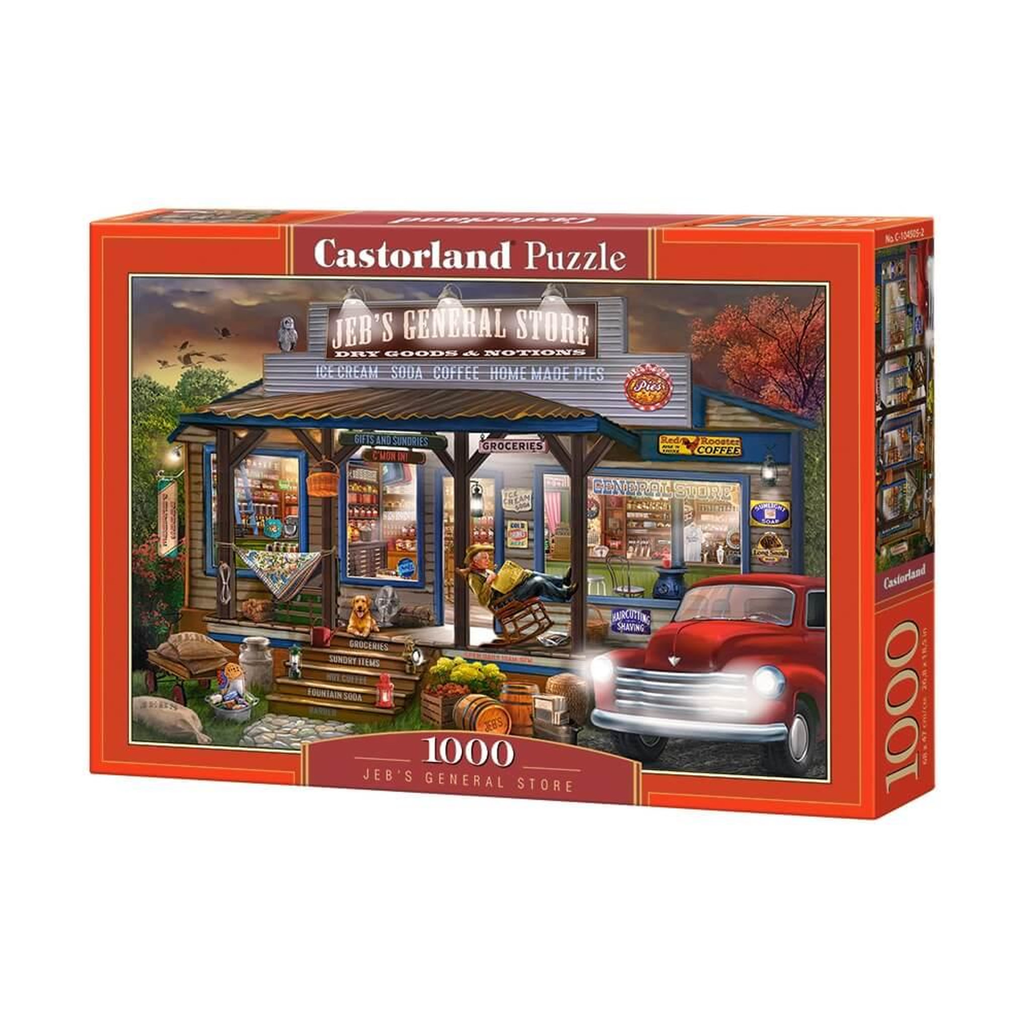 Voir la diapositive 2 : Castorland Puzzle 1000 pièces : Jeb's General Store