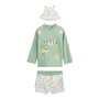 Voir la diapositive 1 : Petit Béguin Maillot de bain bébé 2 pièces t-shirt de protection UV & boxer avec chapeau Kanha