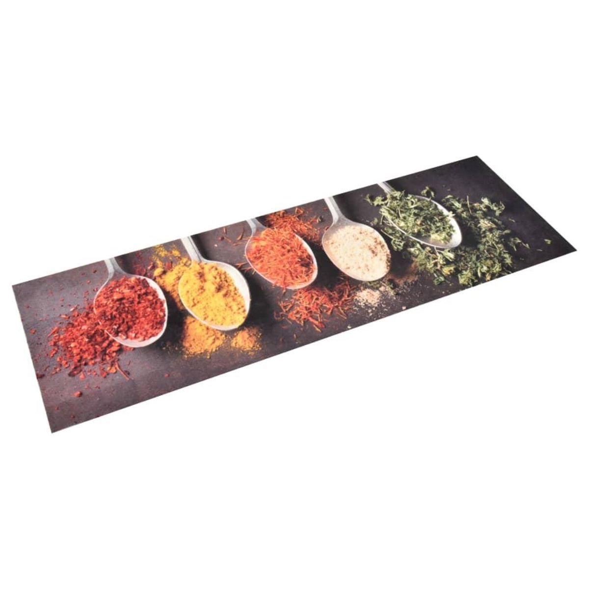VIDAXL Tapis de cuisine lavable Cuilleres 60x180 cm