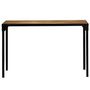 Voir la diapositive 3 : VIDAXL Table a manger Bois de manguier brut massif et Acier 120 cm