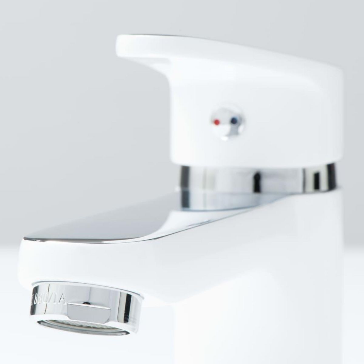 SCHUTTE SCHÜTTE Mitigeur de lavabo ALASKA Blanc et chrome