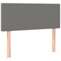 Voir la diapositive 4 : VIDAXL Tete de lit a LED Gris fonce 100x5x78/88 cm Tissu