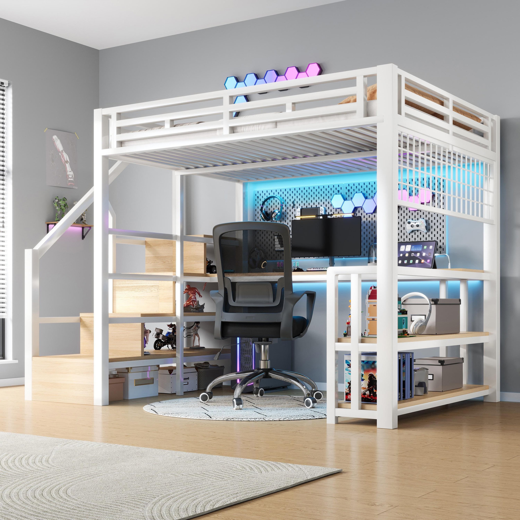 Voir la diapositive 4 : MERAX Lit mezzanine