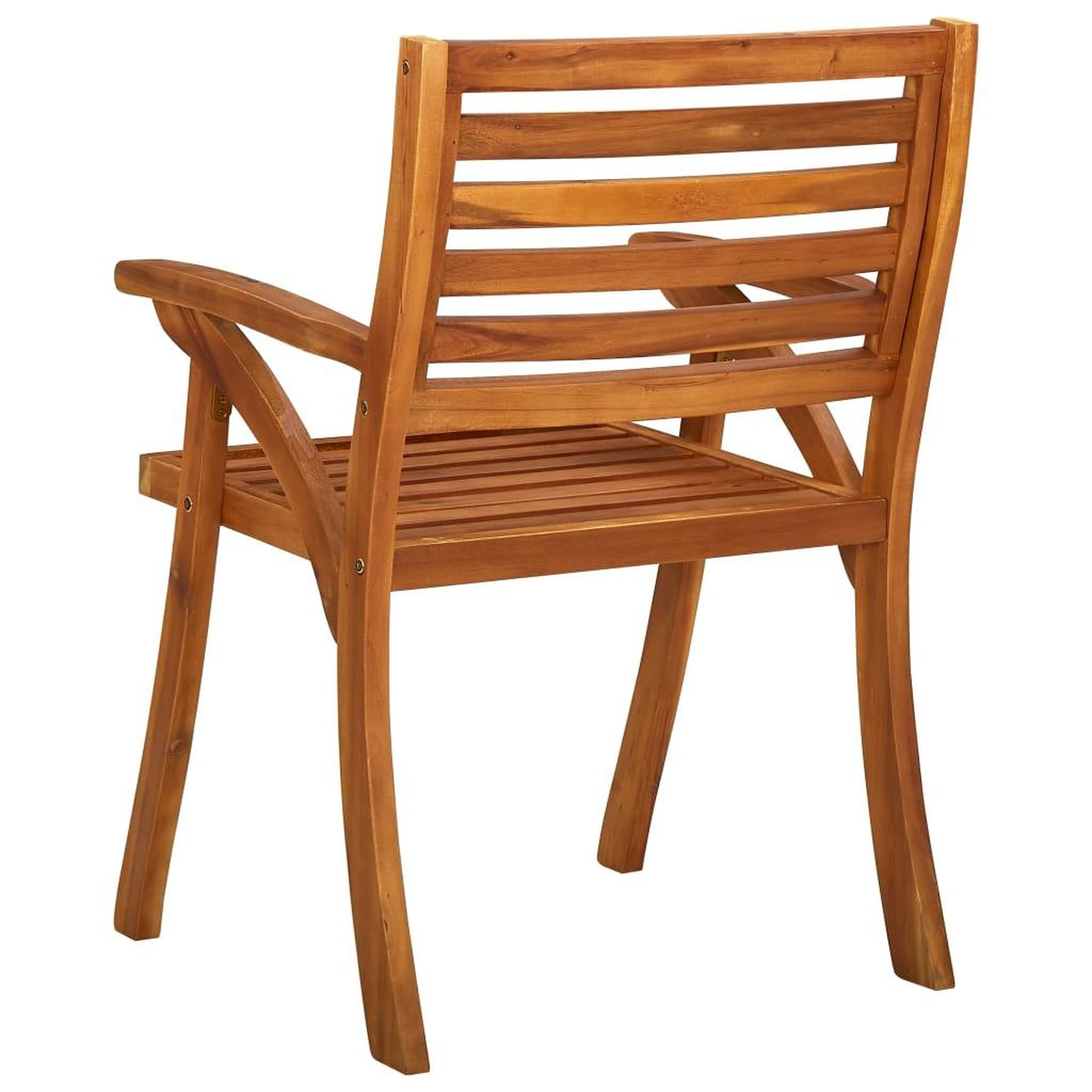 Voir la diapositive 5 : VIDAXL Chaises de jardin lot de 2 Bois d'acacia solide
