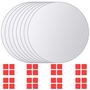 Voir la diapositive 2 : VIDAXL Carreaux de miroir 16 pcs Rond Verre