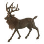 Voir la diapositive 1 : Paris Prix Statuette Déco Cerf  Imitation Fourrure  24cm Marron