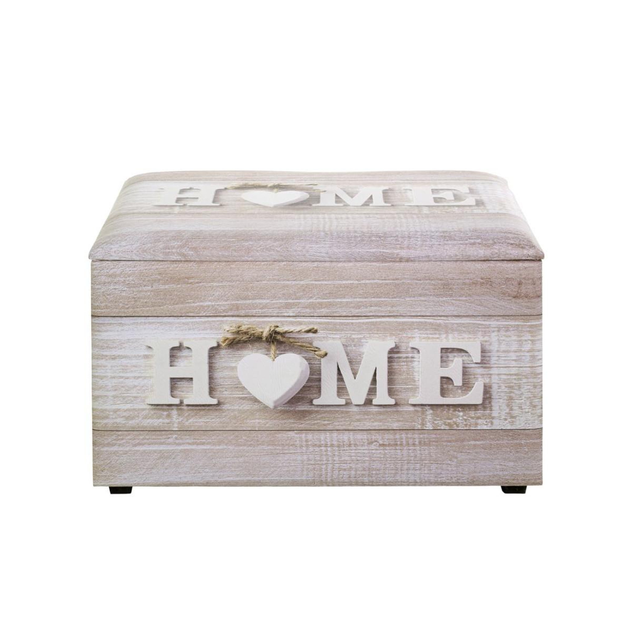 Voir la diapositive 2 : Paris Prix Coffre de Rangement Vintage  Home  65cm Naturel