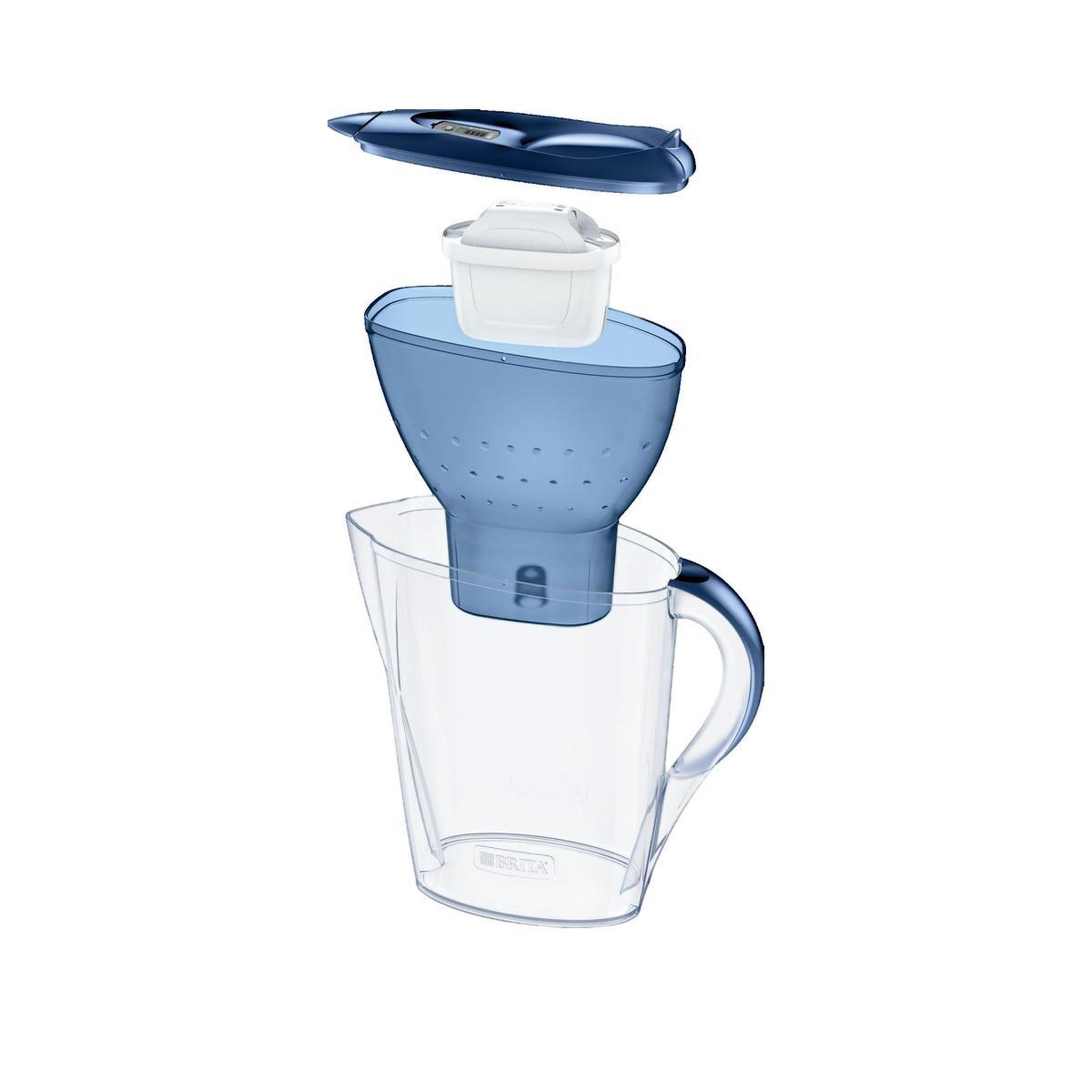 Voir la diapositive 3 : Brita Carafe filtrante Brita Marella +1 Maxtra Pro bleu