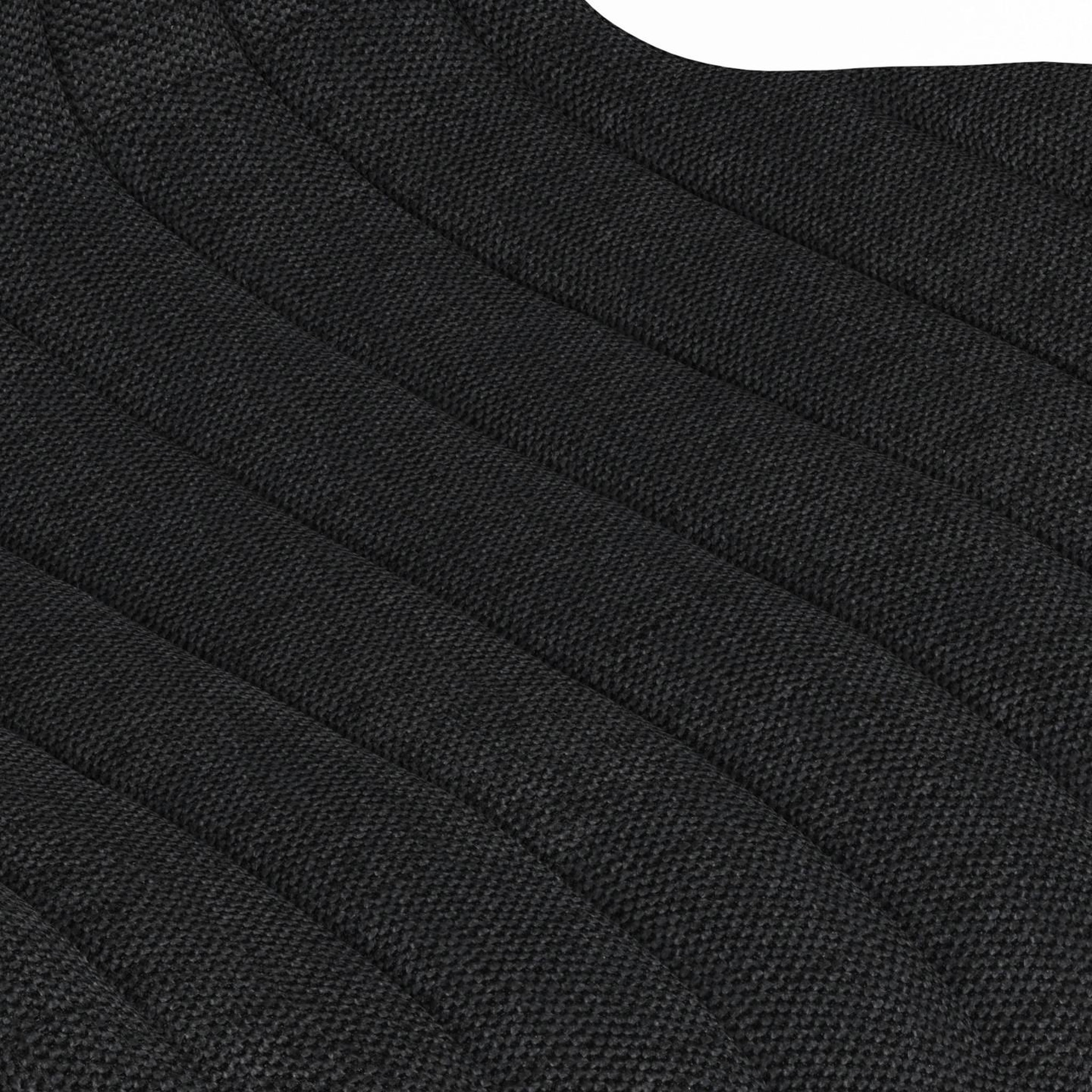 Voir la diapositive 6 : ID MARKET Lot de 6 chaises pio avec poignée en tissu éponge noir