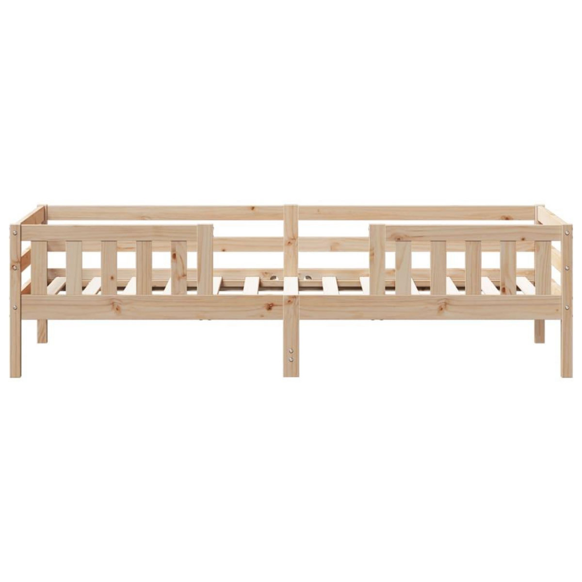 VIDAXL Cadre de lit sans matelas 100x200 cm bois massif de pin